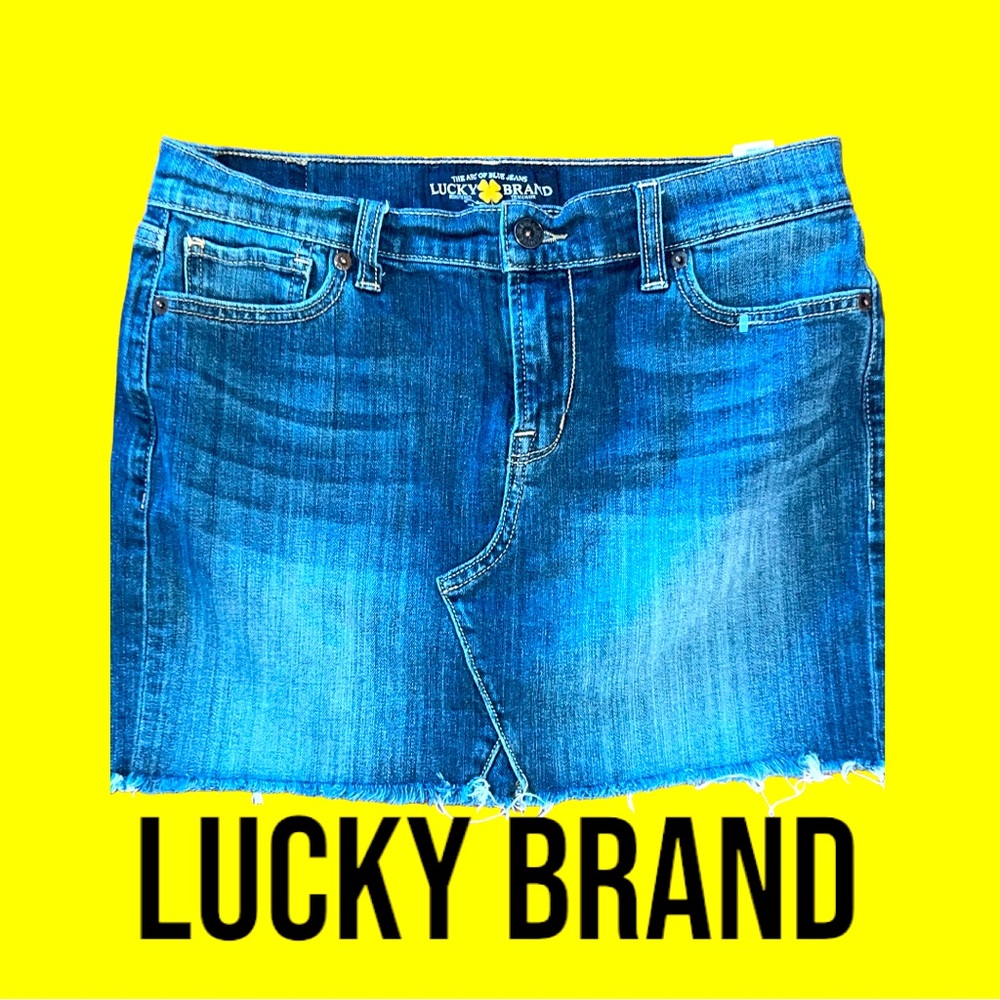 Women’s Lucky Brand Jean Mini Skirt